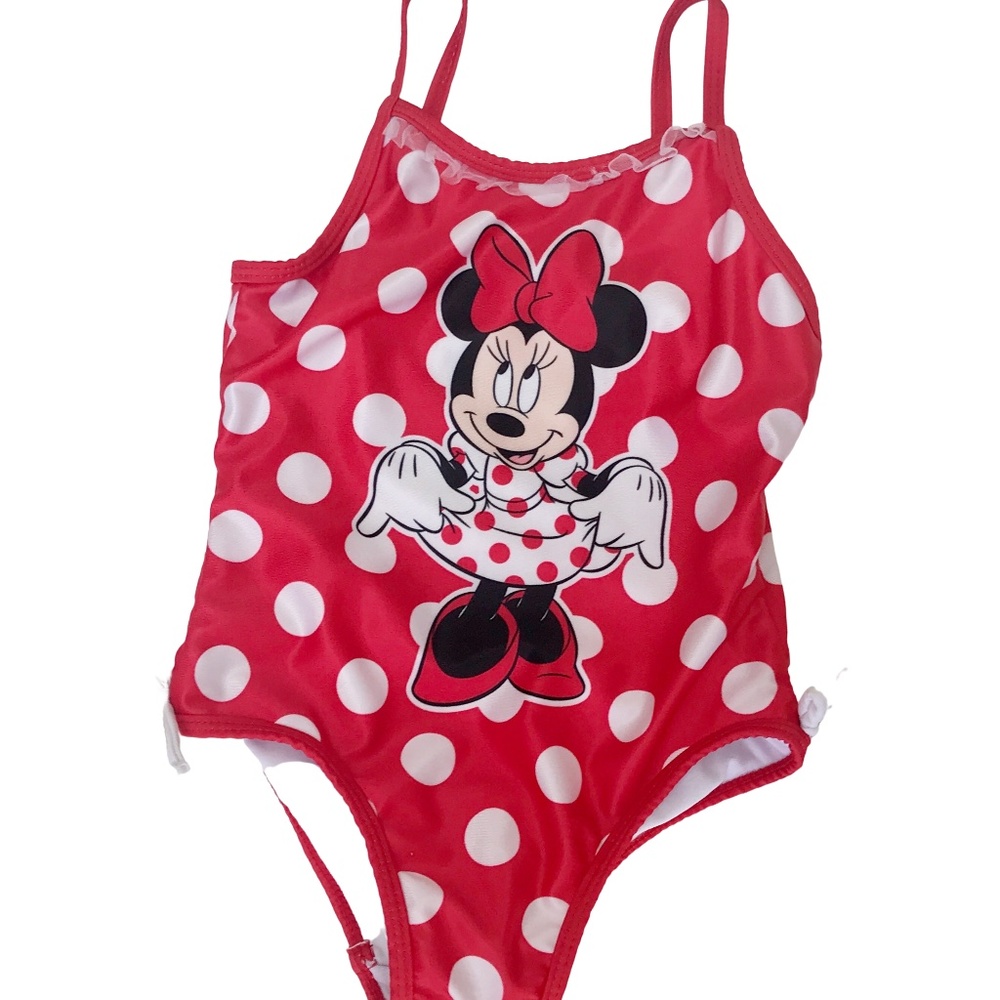 Disney Minnie Mouse One-Piece Swimsuit  Size 4T